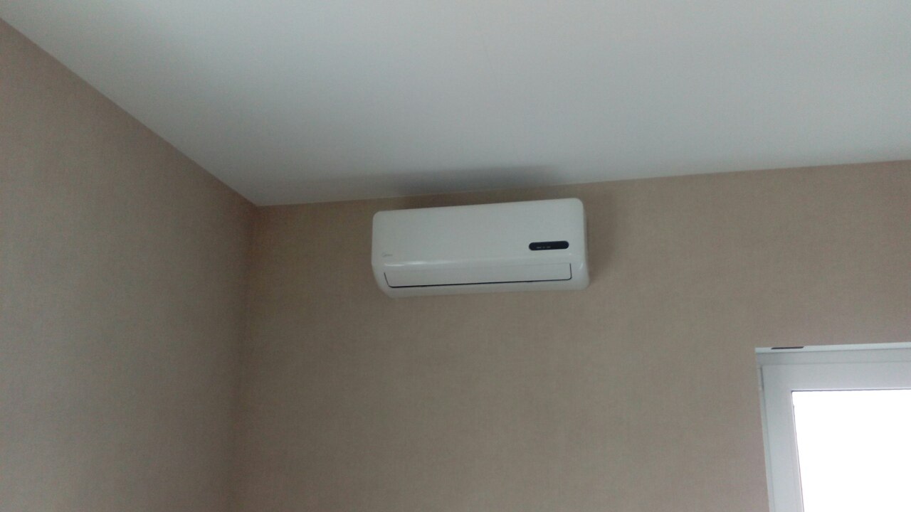 Бюджетный монтаж - Кондиционер Midea Blanc