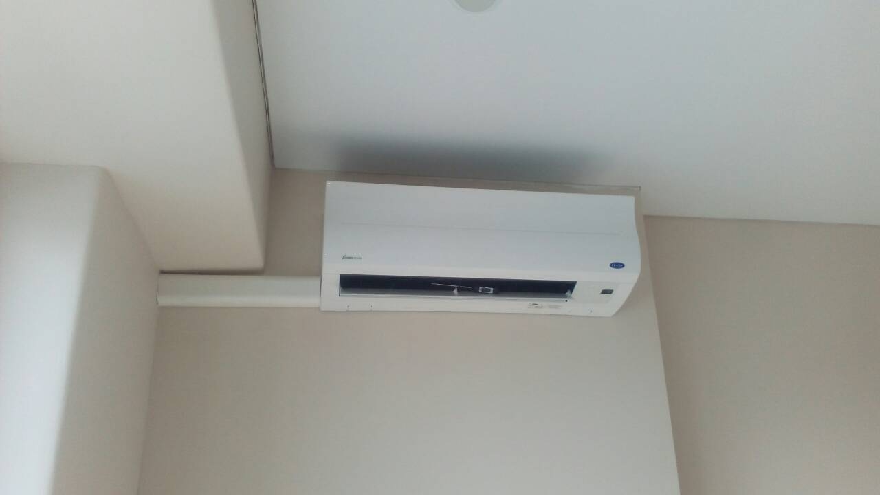 Установка инверторного Carrier в ЖК Грани